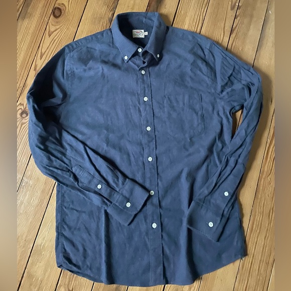 Faherty Other - Faherty Dark Blue Casual Button Down Shirt